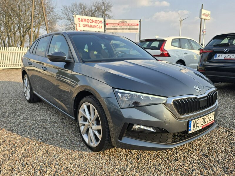 Škoda Scala 1.5 TSi DSG STYLE Dynamic Sound System Salon PL Serwis GWARANCJA FV23%