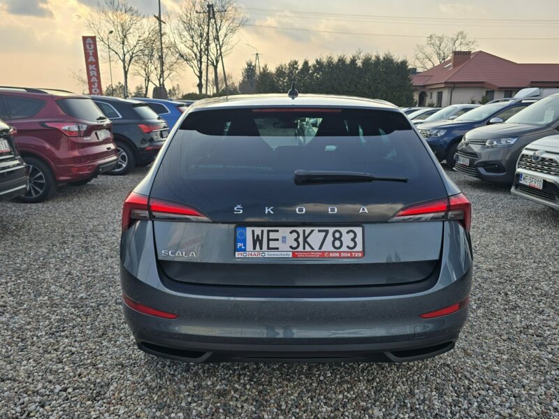 Škoda Scala 1.5 TSi DSG STYLE Dynamic Sound System Salon PL Serwis GWARANCJA FV23%