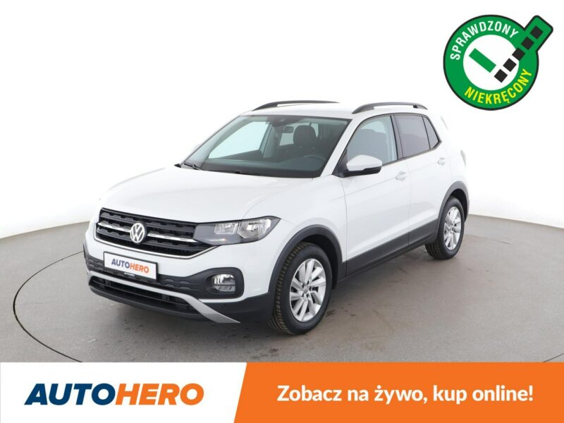 Volkswagen T-Cross Historia serwisowa Navi Czujniki parkowania pród+tył Podgrzewane fotel