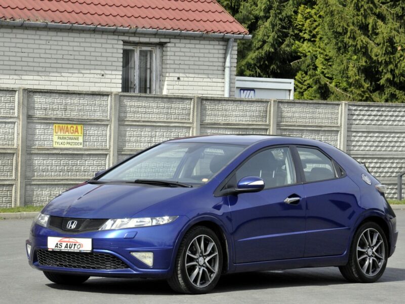Honda Civic 1,8i-Vtec 140KM SPORT/Półskóry/Serwisowany/Parktronic/Alu VIII (2006-2011)