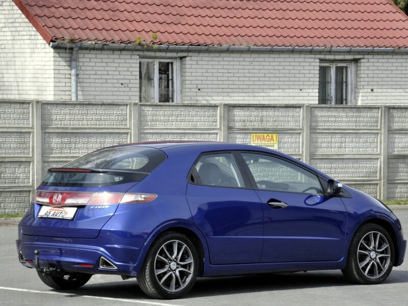 Honda Civic 1,8i-Vtec 140KM SPORT/Półskóry/Serwisowany/Parktronic/Alu VIII (2006-2011)