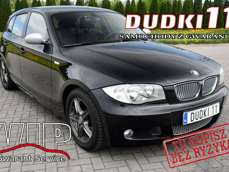 BMW 118 2,0benz DUDKI11 M-Pakiet.Navi.Klimatr 2 str. Tempomat.Parktronic,OKAZ E87 (2004-2013)