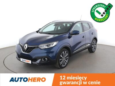 Renault Kadjar Skóra full LED navi klima auto grzane fotele kamera i czujniki parkowa I (2015-)