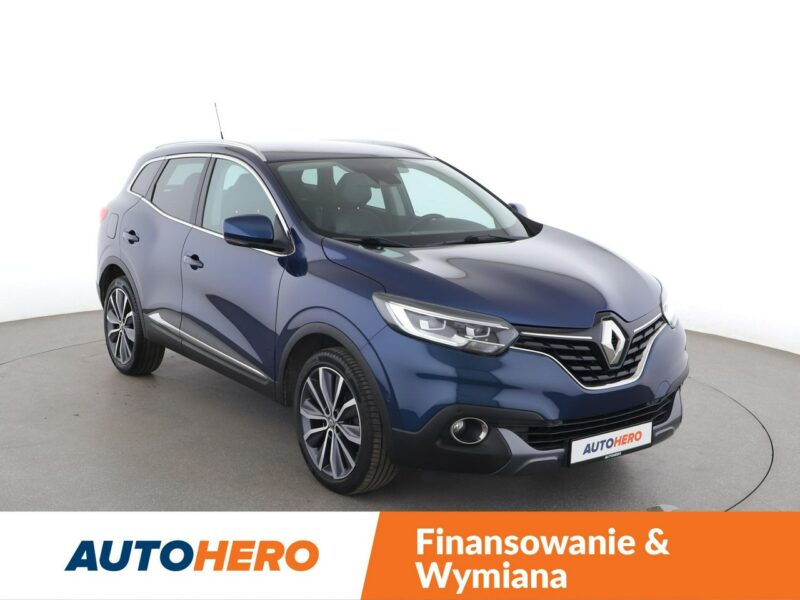 Renault Kadjar Skóra full LED navi klima auto grzane fotele kamera i czujniki parkowa I (2015-)