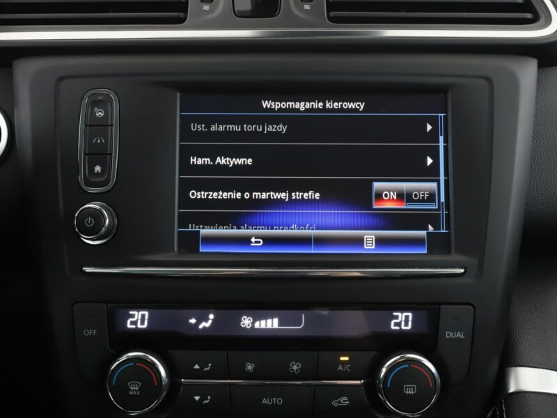 Renault Kadjar Skóra full LED navi klima auto grzane fotele kamera i czujniki parkowa I (2015-)