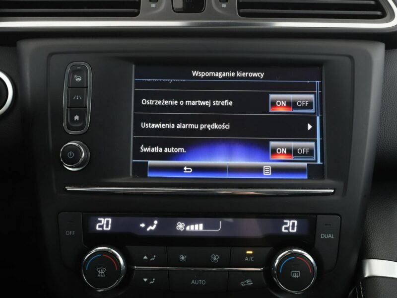 Renault Kadjar Skóra full LED navi klima auto grzane fotele kamera i czujniki parkowa I (2015-)