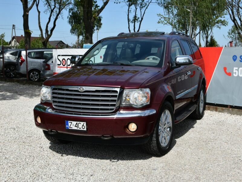 Chrysler Aspen Limited 5.7HEMi V8 340KM 2008r. 4x4 8os. Skóra Szyber NAVi Kamera