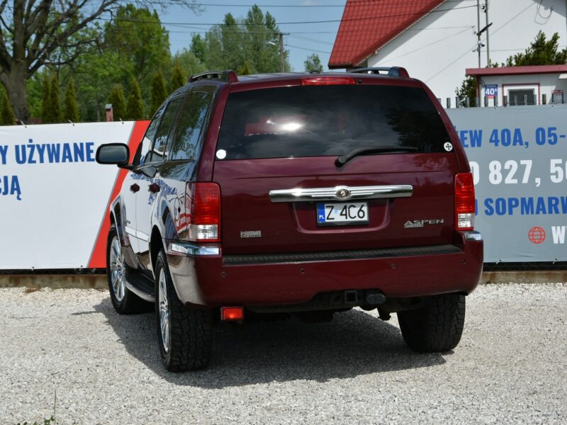 Chrysler Aspen Limited 5.7HEMi V8 340KM 2008r. 4x4 8os. Skóra Szyber NAVi Kamera