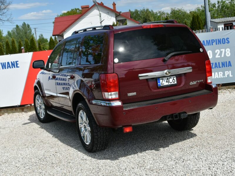 Chrysler Aspen Limited 5.7HEMi V8 340KM 2008r. 4x4 8os. Skóra Szyber NAVi Kamera