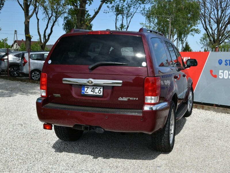Chrysler Aspen Limited 5.7HEMi V8 340KM 2008r. 4x4 8os. Skóra Szyber NAVi Kamera