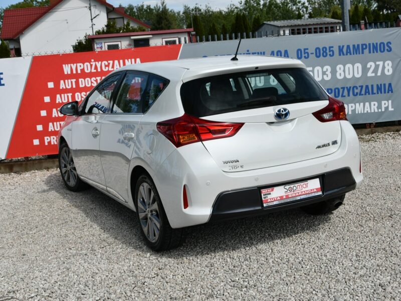 Toyota Auris Hybrid 1.8 136KM 2013r. Premnium Skóra NAVi Kamera LED 133tkm POLECAM II (2012-)