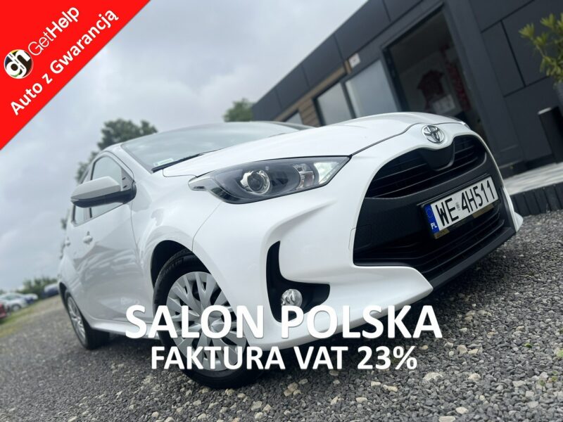 Toyota Yaris Salon Polska Poleasingowy I właściciel Serwis ASO VAT 23% Bezwypadkowy IV (2020-)