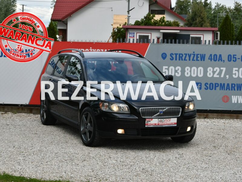 Volvo V50 2.4 BENZYNA 140KM Manual 2004r. Climatronic TEMPOMAR Alufelgi R 17" I (2004-2007)