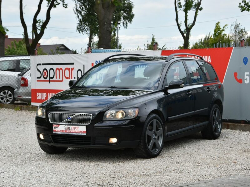 Volvo V50 2.4 BENZYNA 140KM Manual 2004r. Climatronic TEMPOMAR Alufelgi R 17" I (2004-2007)