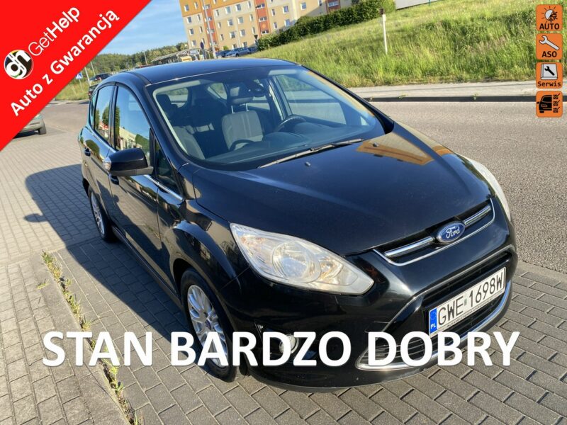 Ford C-Max Titanium,przebieg gwarantow, oryginalny lakier,hak, isofix,klimatronik II (2010-)