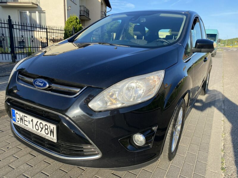 Ford C-Max Titanium,przebieg gwarantow, oryginalny lakier,hak, isofix,klimatronik II (2010-)