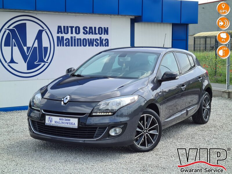 Renault Megane BOSE Automat Navi 2xPDC Półskóry Led Wolne Ręce Klimatronik Sensory III (2008-2016)