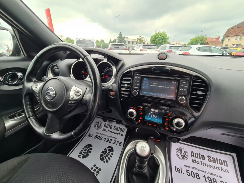 Nissan Juke Navi Kamera Klimatronik Wolne Ręce Sensory Tempomat Halogeny Alu I (2010-2019)