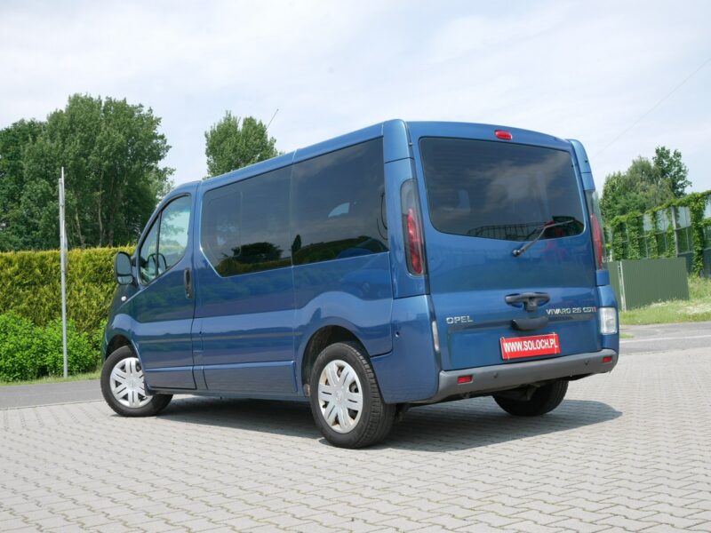 Opel Vivaro 2.5 CDTI 135KM Tour -7 Osób -VAT 23% Brutto -Bardzo zadbany -Zobacz I (2001-2014)