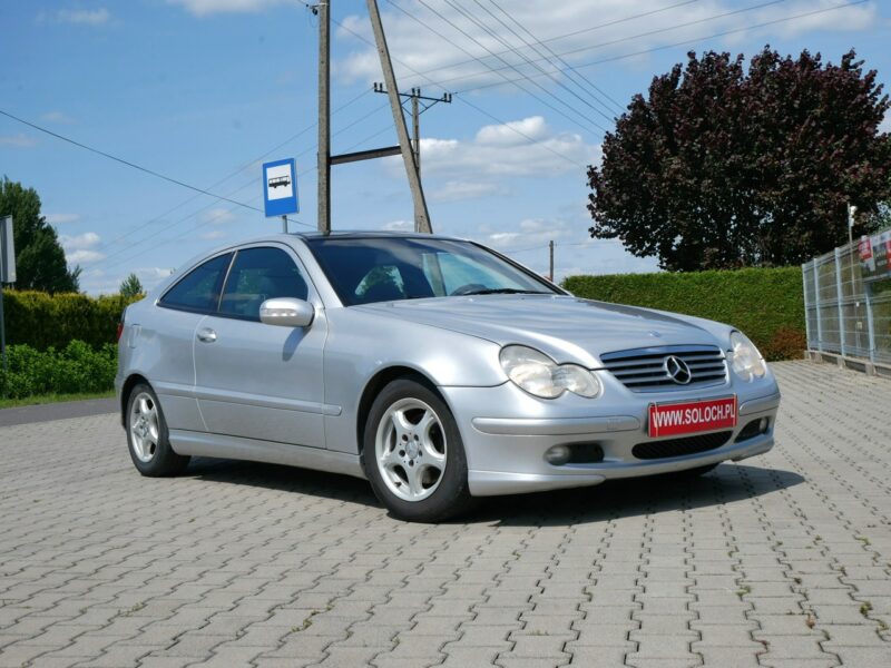 Mercedes C 180 1.8 129KM Coupe Panorama -Bogata wresja W203 (2000-2007)