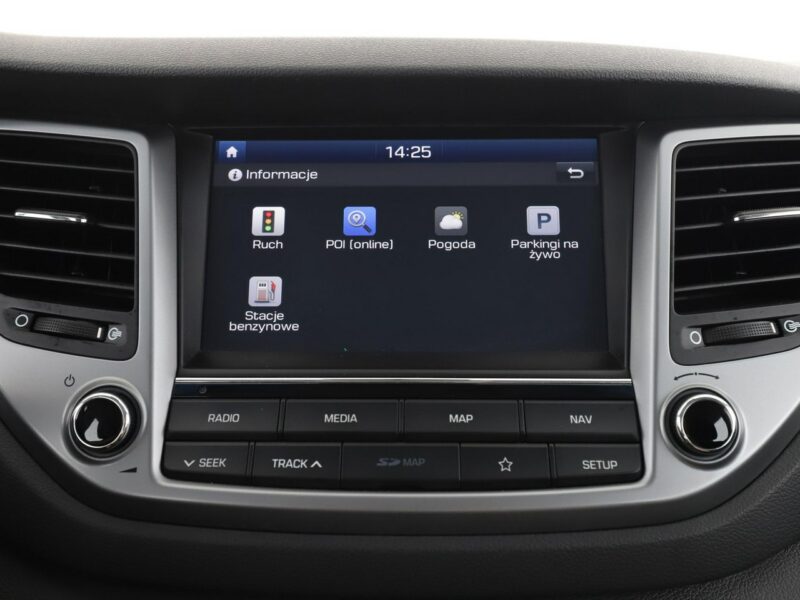 Hyundai Tucson navi klimatyzacja grzane fotele czujniki parkowania III (2015-2020)