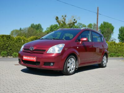 Toyota Corolla Verso 1.8 VVT-i 130KM -Krajowy -1 Właściciel -Serw ASO do końca +Koła zima III (2004-2009)