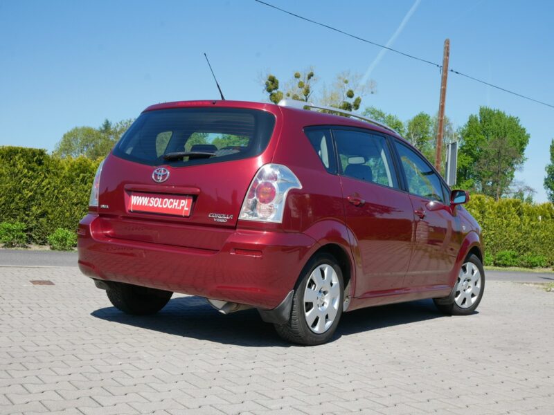 Toyota Corolla Verso 1.8 VVT-i 130KM -Krajowy -1 Właściciel -Serw ASO do końca +Koła zima III (2004-2009)