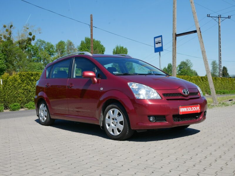 Toyota Corolla Verso 1.8 VVT-i 130KM -Krajowy -1 Właściciel -Serw ASO do końca +Koła zima III (2004-2009)