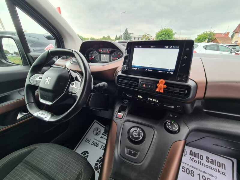 Peugeot RIFTER GT-Line Long 7-Osób Automat Navi Kamera 2xPDC ParkAssist Led Asystent