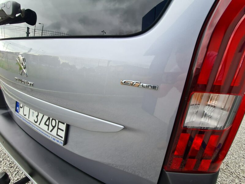 Peugeot RIFTER GT-Line Long 7-Osób Automat Navi Kamera 2xPDC ParkAssist Led Asystent