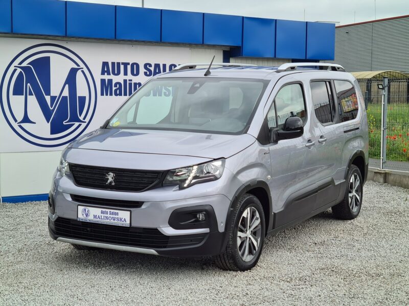 Peugeot RIFTER GT-Line Long 7-Osób Automat Navi Kamera 2xPDC ParkAssist Led Asystent