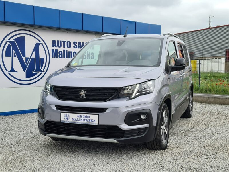 Peugeot RIFTER GT-Line Long 7-Osób Automat Navi Kamera 2xPDC ParkAssist Led Asystent