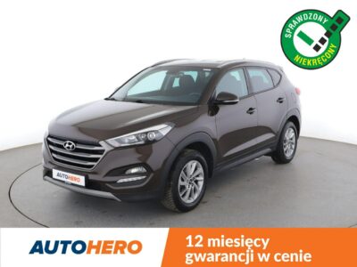 Hyundai Tucson navi klima auto grzane fotele kamera i czujniki parkowania III (2015-2020)