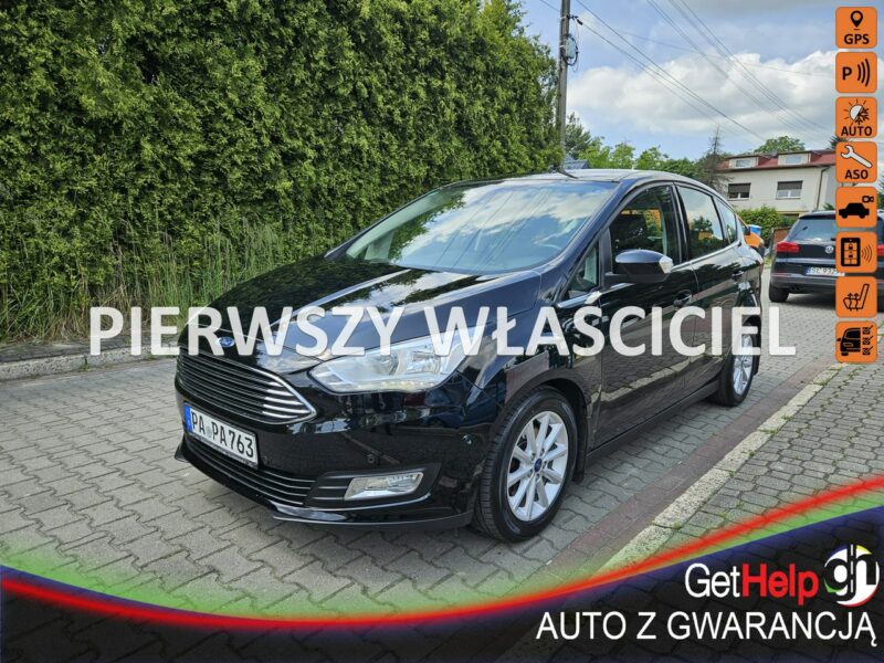 Ford C-Max 1 właściciel / Nawigacja / Kamera / Podgrzewane fotele / Tempomat II (2010-)