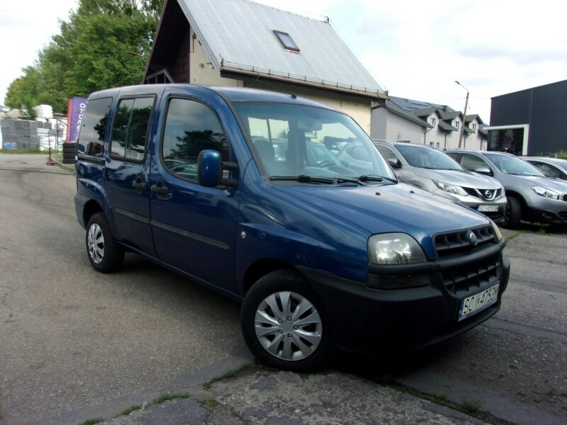 Fiat Doblo Klimatyzacja, ABS, Elektryczne szyby, Dwa kluczyki I (2000-2010)