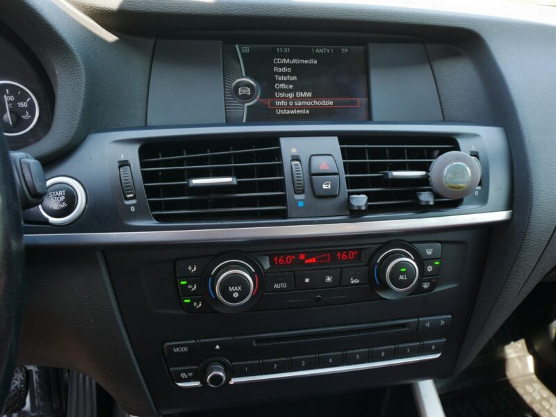 BMW X3 2.0 xDrive20d 184KM Eu5 -4x4 -Skóra -u wł od 5 lat -Bardzo zadbany F25 (2010-)