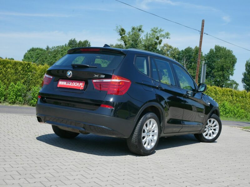BMW X3 2.0 xDrive20d 184KM Eu5 -4x4 -Skóra -u wł od 5 lat -Bardzo zadbany F25 (2010-)