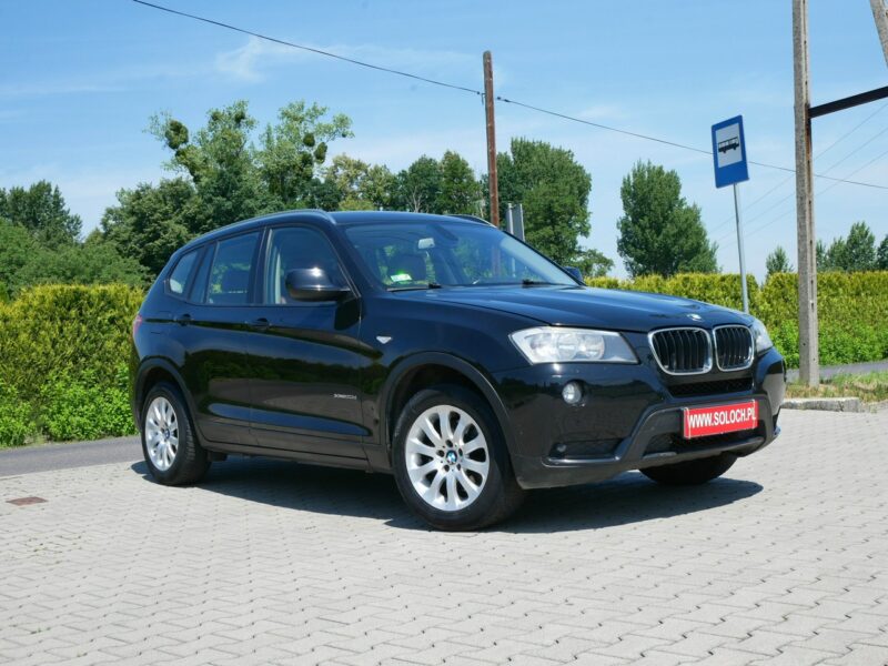 BMW X3 2.0 xDrive20d 184KM Eu5 -4x4 -Skóra -u wł od 5 lat -Bardzo zadbany F25 (2010-)