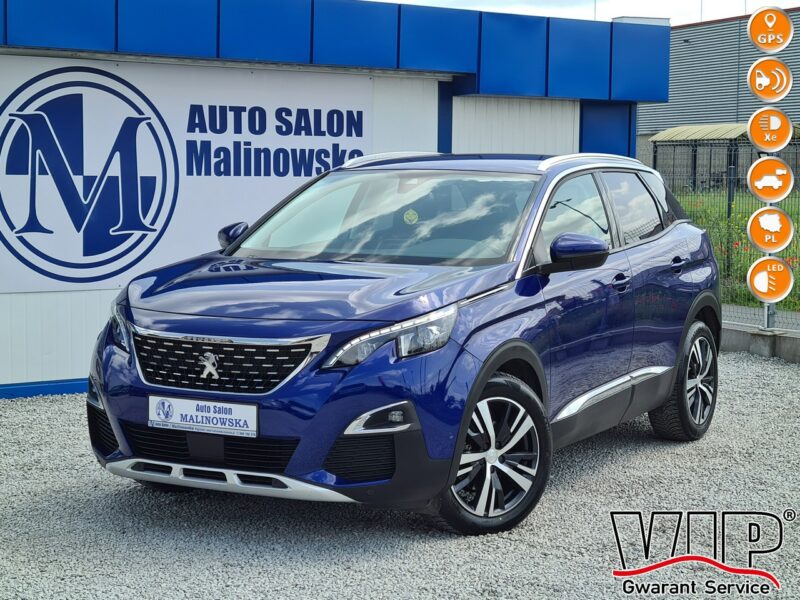 Peugeot 3008 Navi Kamera FullLed 2xPDC Wolne Ręce Półskóry Klimatronik Asystent Alu II (2016-)