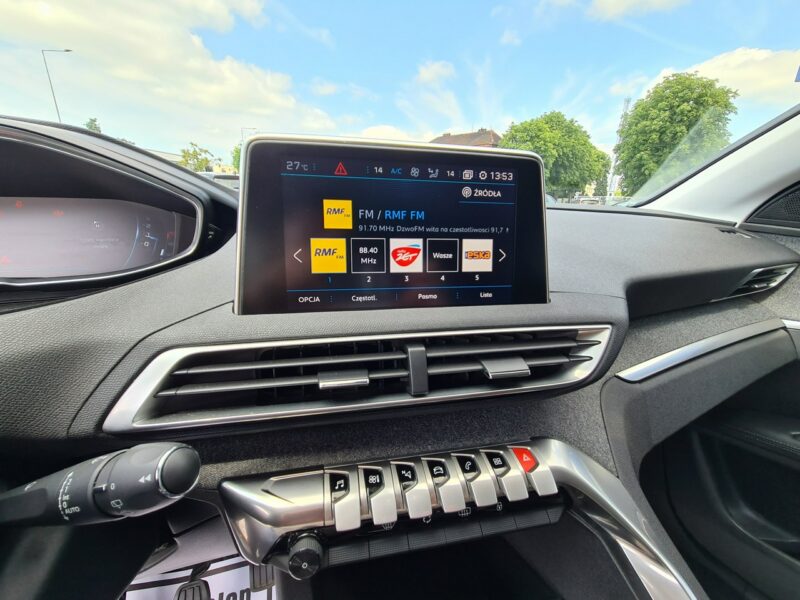Peugeot 3008 Navi Kamera FullLed 2xPDC Wolne Ręce Półskóry Klimatronik Asystent Alu II (2016-)