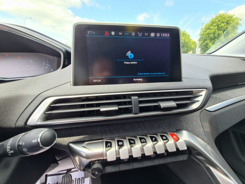 Peugeot 3008 Navi Kamera FullLed 2xPDC Wolne Ręce Półskóry Klimatronik Asystent Alu II (2016-)