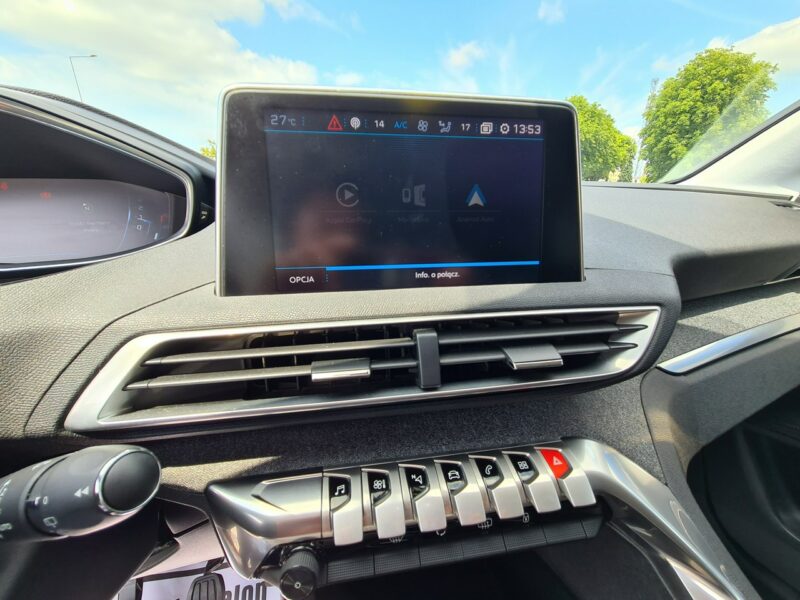 Peugeot 3008 Navi Kamera FullLed 2xPDC Wolne Ręce Półskóry Klimatronik Asystent Alu II (2016-)