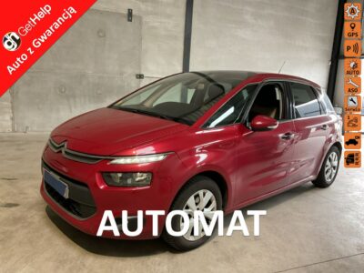 Citroen C4 Picasso Wirtualne zegary, automat, czujniki, kamera, hak, bluetooth, 2 klucze II (2013-)