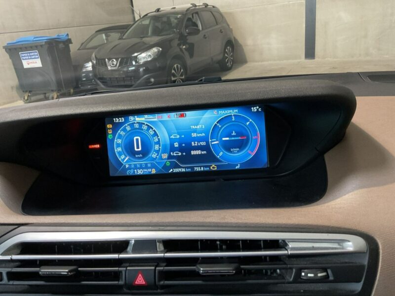 Citroen C4 Picasso Wirtualne zegary, automat, czujniki, kamera, hak, bluetooth, 2 klucze II (2013-)