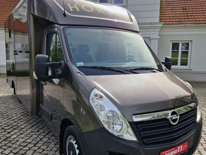 inny Opel Koniowóz - Movano Koniowóz, Max LONG, 3 Miejsca,Klimatyzacja,Kam>Cof.Kam.Na Stanowiska