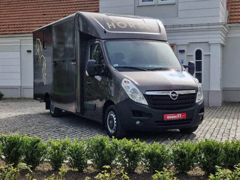 inny Opel Koniowóz - Movano Koniowóz, Max LONG, 3 Miejsca,Klimatyzacja,Kam>Cof.Kam.Na Stanowiska